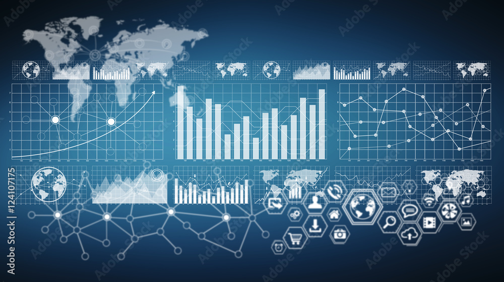 Poster digital charts and screen interface
