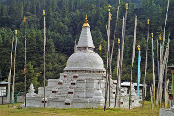 Bhutan, Trongsa, chorten