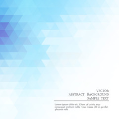 Fototapeta premium Abstract blue light template background