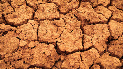 Rissiger Boden im Outback, Australien