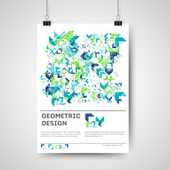 Abstract colorful poster design