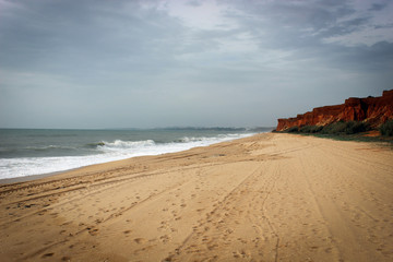 Atlantic Ocean coast near Albufeira, Portugal