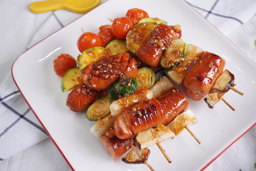 소세지꼬치구이