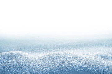 Fototapeta na wymiar Snowdrift isolated on white background for design
