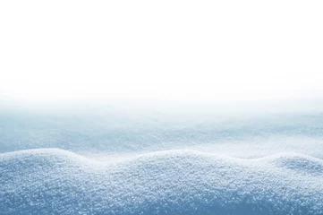 Crédence de cuisine en verre imprimé Hiver Snowdrift isolated on white background for design