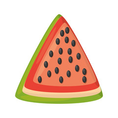 watermelon fresh fruit isolated icon vector illustration design