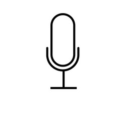 Microphone icon vector