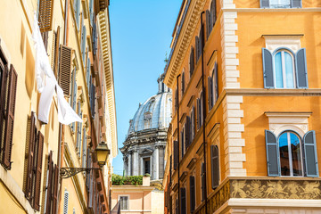 italian design facade at rome