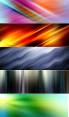 5 abstract colorful backgrounds suitable for web headers and website banners