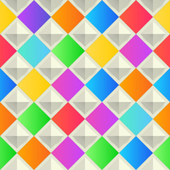 abstract, colorful background with rhombus shapes. Vector EPS10, geometric, fashion wallpaper template. material design backdrop. origami style, vector, presentation banner layout