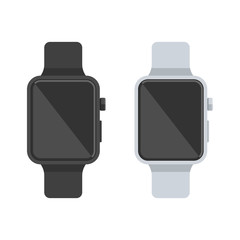 Smart watch white and black