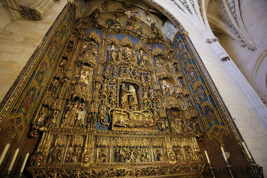 Tree Of Jesse In Burgos Cathedral