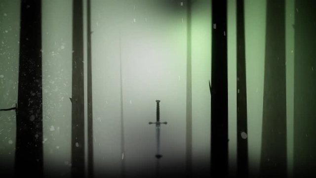 Magical Sword in the Forest