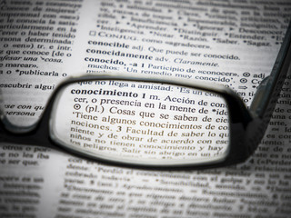 Definici&oacute;n de la palabra conocimiento