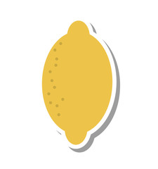 lemon citrus fruit isolated icon vector illustration design