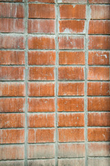 Red brick wall Background