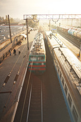 Obraz premium railway station