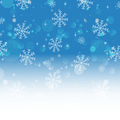 Fototapeta na wymiar Hintergrund Weihnachten / Schneeflocken