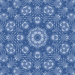 Seamless beautiful antique pattern ornament. Geometric design