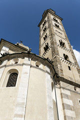 Fototapeta na wymiar Madonna di Tirano (Sondrio), historic sanctuary