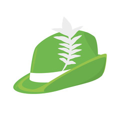 Irish hat isolated icon vector illustration design