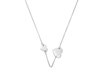 Fototapeta premium Golden pendant isolated on white