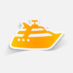realistic design element: yacht