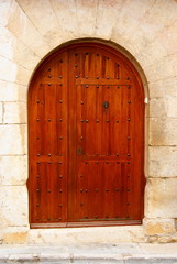 aold wooden door