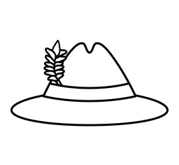 Irish hat isolated icon vector illustration design