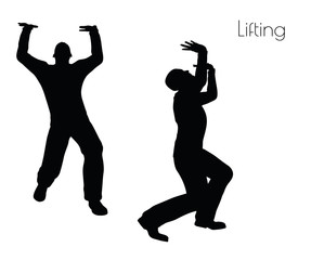 man in  Lifting  Action pose