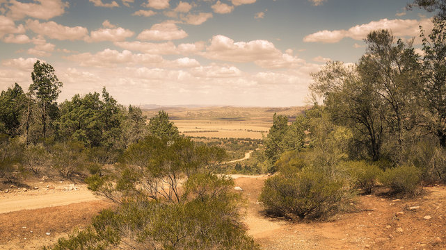 Landschaft in den Flinders Ranges im Outback South Australia, Australien
