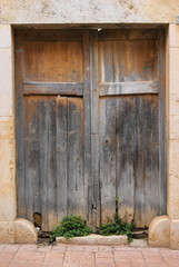 aold wooden door