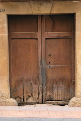 aold wooden door