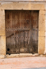 aold wooden door