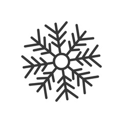 christmas snowflake isolated icon vector illustration design