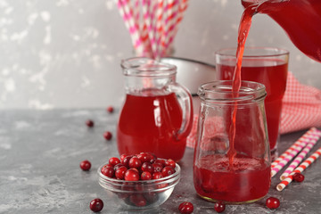 Natural cranberry juice