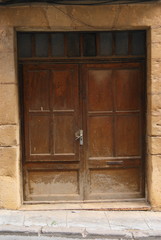 aold wooden door