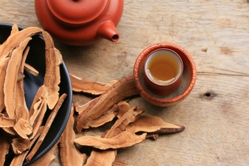 Ganoderma lucidum hot tea