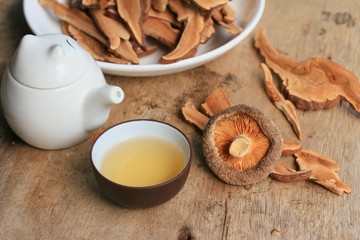 Ganoderma lucidum hot tea