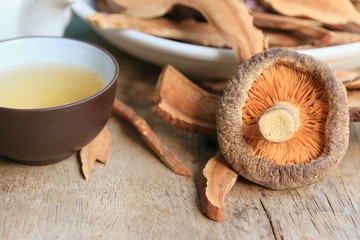 Ganoderma lucidum hot tea