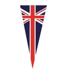 england flag isolated icon vector illustration design