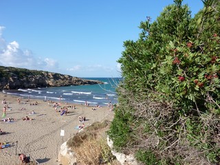 Cala mosche beach in Vendicari, Siracusa, Sicily, Italy