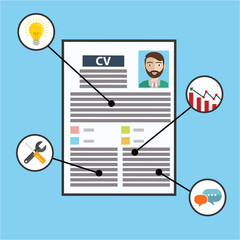 Business CV resume, skills