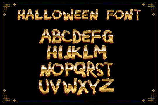 Spooky and Magical Alphabet Set