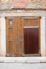 aold wooden door