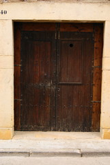 aold wooden door