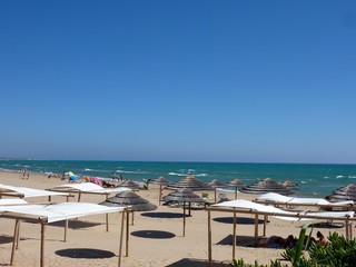 Fototapeta na wymiar Spiaggia di Santa Maria del Focallo, Sicilia, Italia