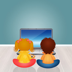 children with computer © adrenalinapura