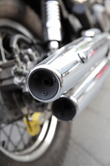 Chrome tailpipes