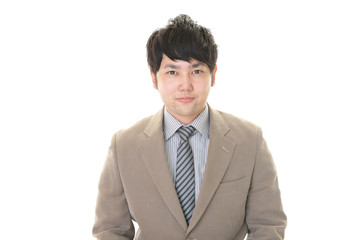 笑顔のビジネスマン